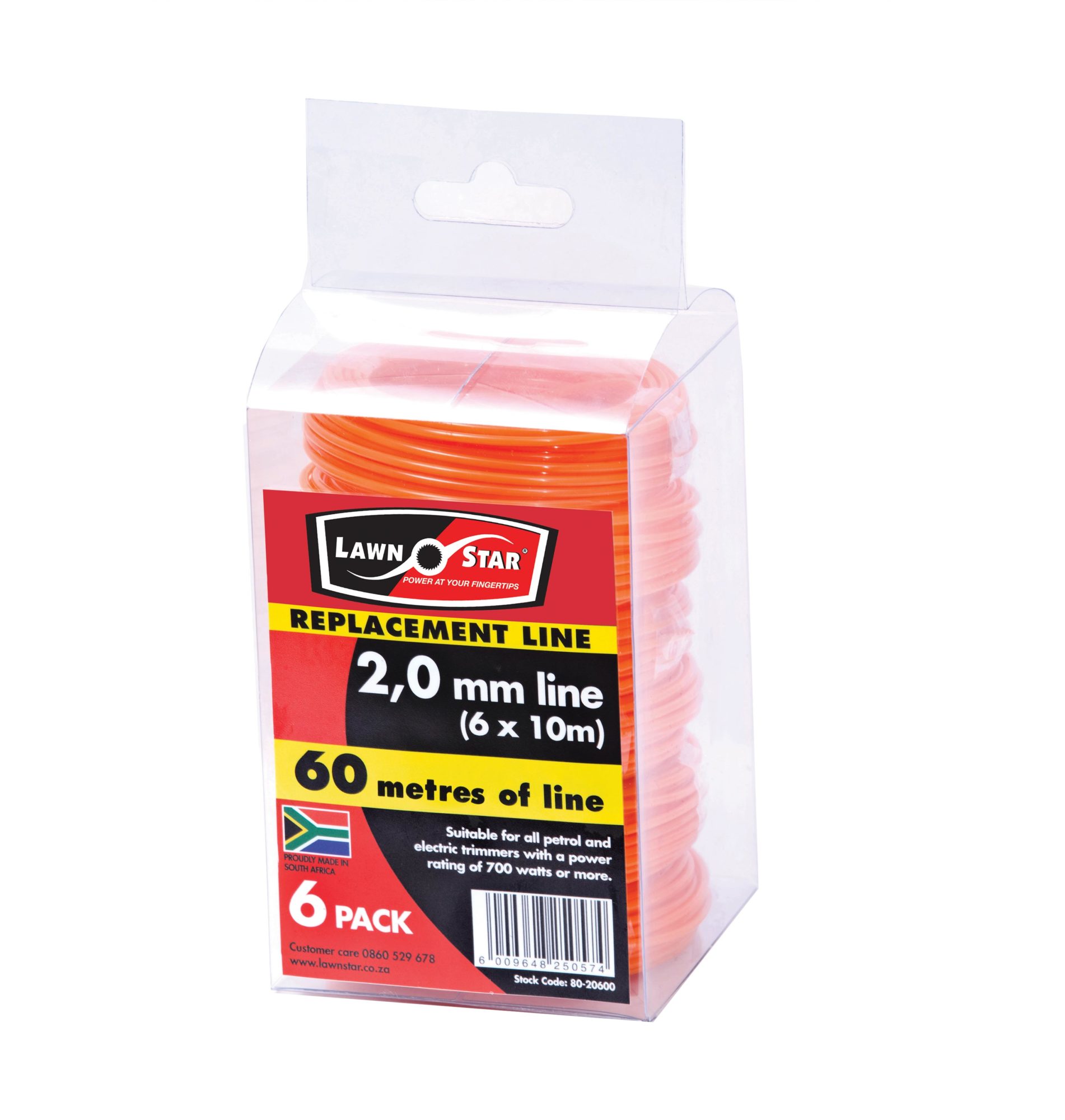 Lawn Star - Line 2.00mm x 10m Six pack