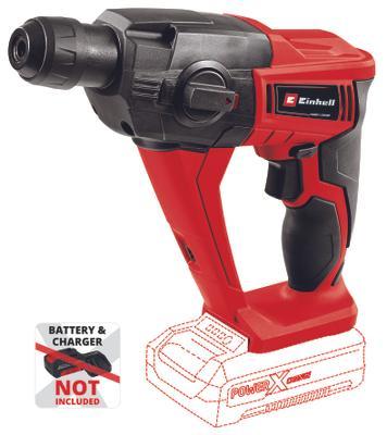 EINHELL - TE-HD 18 LI-SOLO, CORDLESS ROTARY HAMMER (NO STARTER KIT INCL)