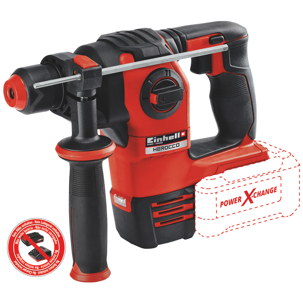 EINHELL - HEROCCO, Cordless Rotary Hammer - (NO STARTER KIT)