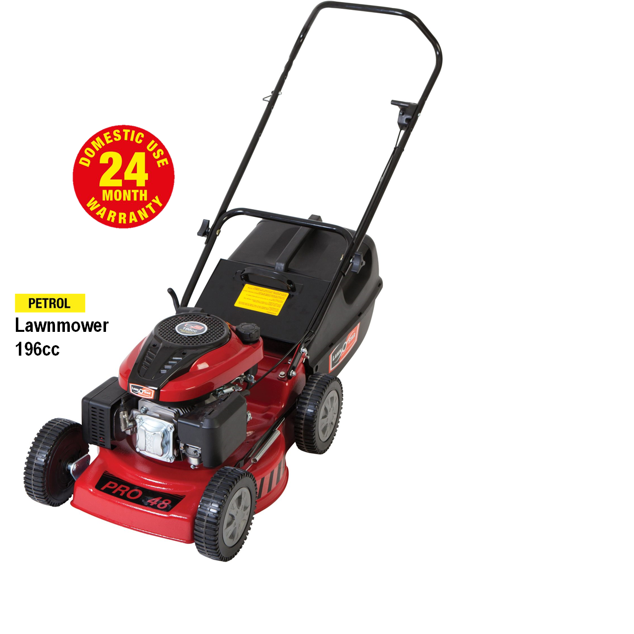 Lawn Star - LSMP 6548 ML Petrol Lawn Mower 196cc - 48cm - PRO48