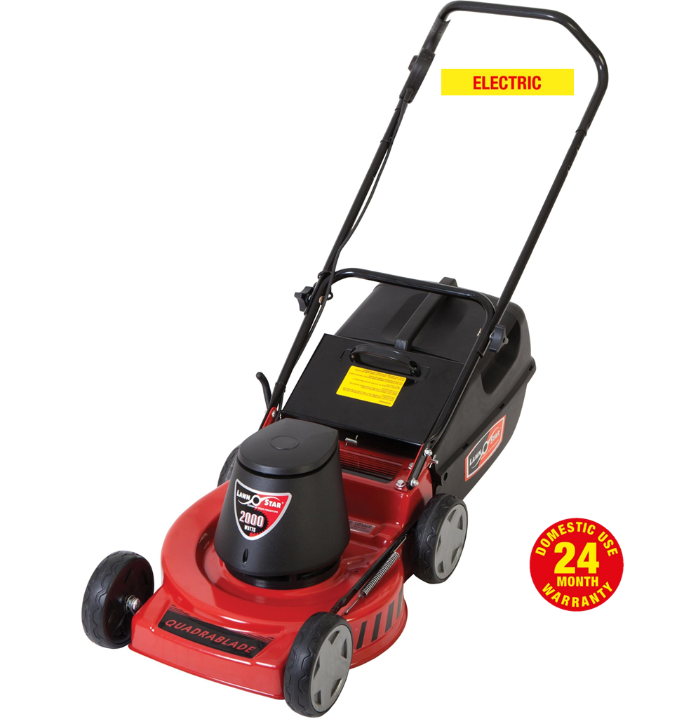 Lawn Star - LSQ 2048 E Electric Lawn Mower 2000W - 48cm - Quadrablade