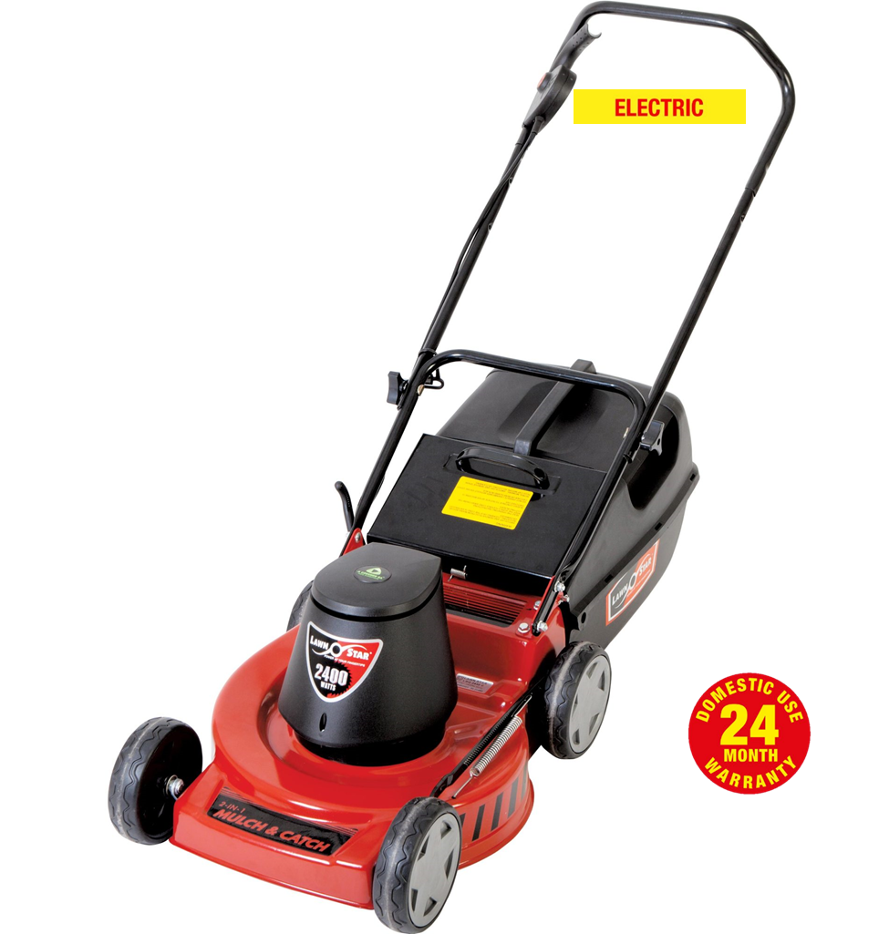 Lawn Star - LSQ 2448 ME Electric Lawnmower 2400W - 48cm - Mulch & Catch