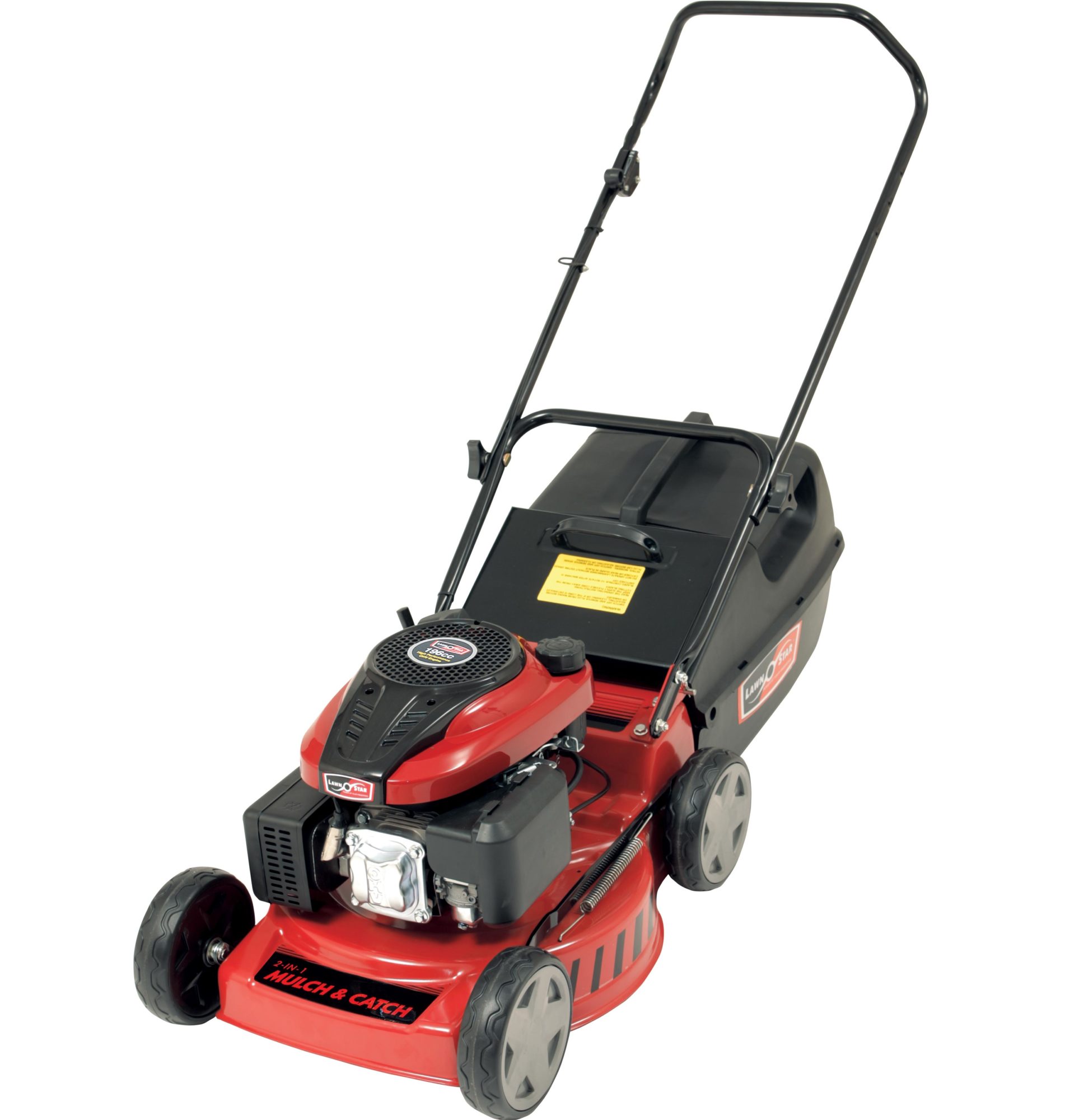 Lawn Star - LSQ 6548 ML Petrol Lawnmower 196cc - 48cm Mulch & Catch