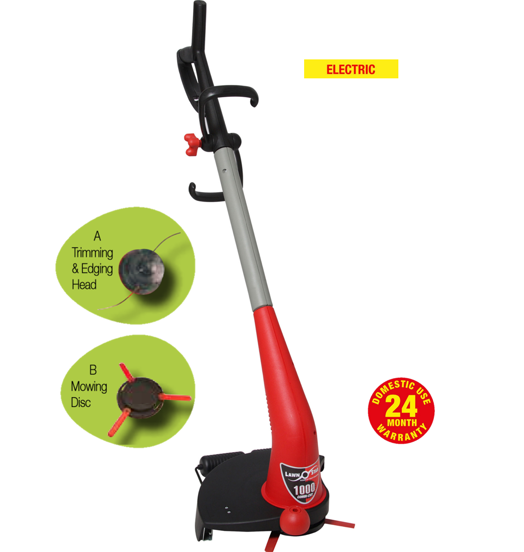 Lawn Star - LS 1000 CC Electric Trimmer/Mower 1000W
