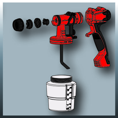 EINHELL - TC-SY 600 S, Paint Spray System (CORDED) - Image 4