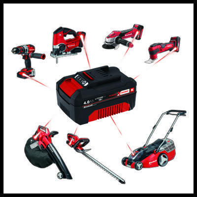 EINHELL - BATTERY & CHARGER KIT 18V 4,0AH PXC CORDLESS - (STARTER KIT ONLY) - Image 4